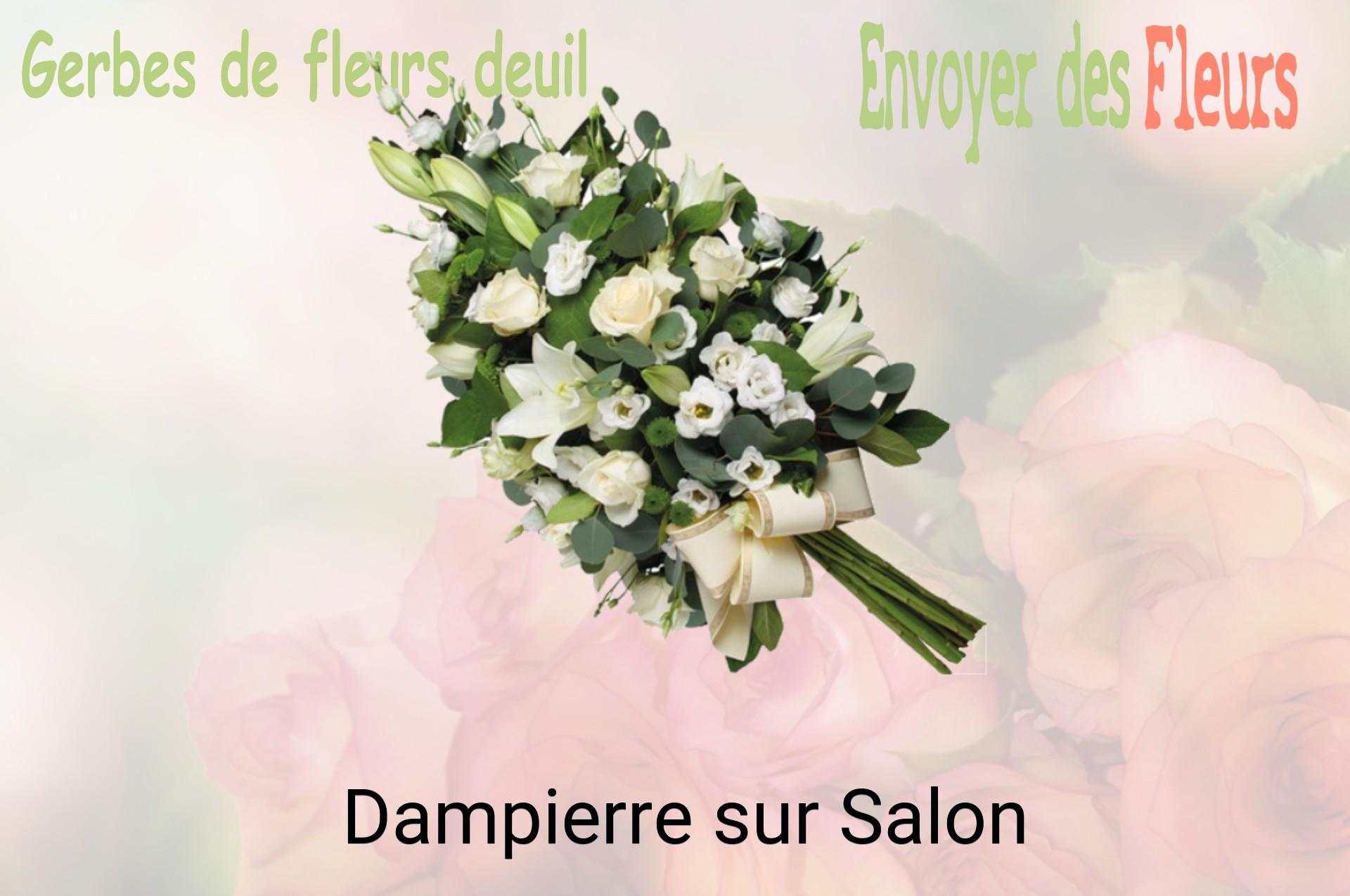 Gerbe de fleurs de deuil livrée à Dampierre-sur-Salon